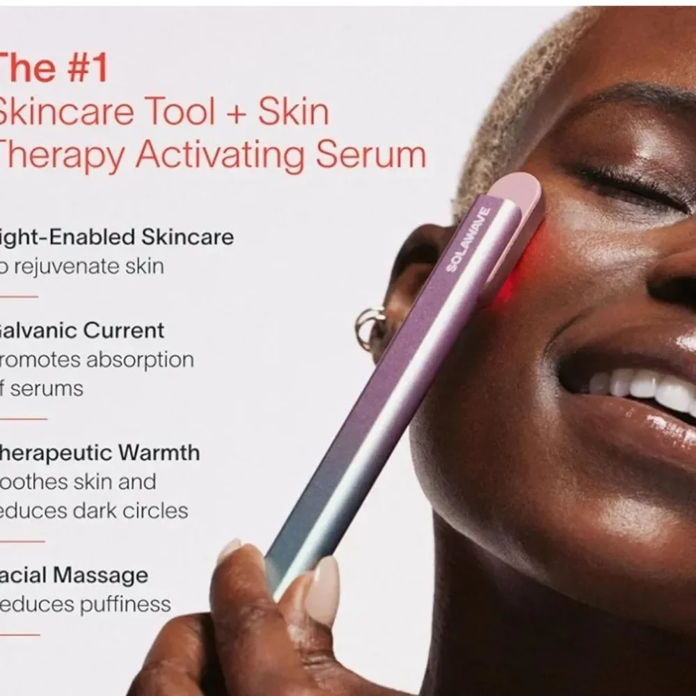 Solawave Advanced 4-In-1 Skincare‎ Wand & Activating Serum Kit